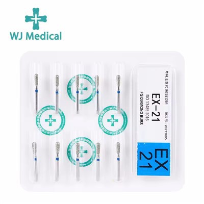 Dantų Diamond Burs už High Speed Handpiece